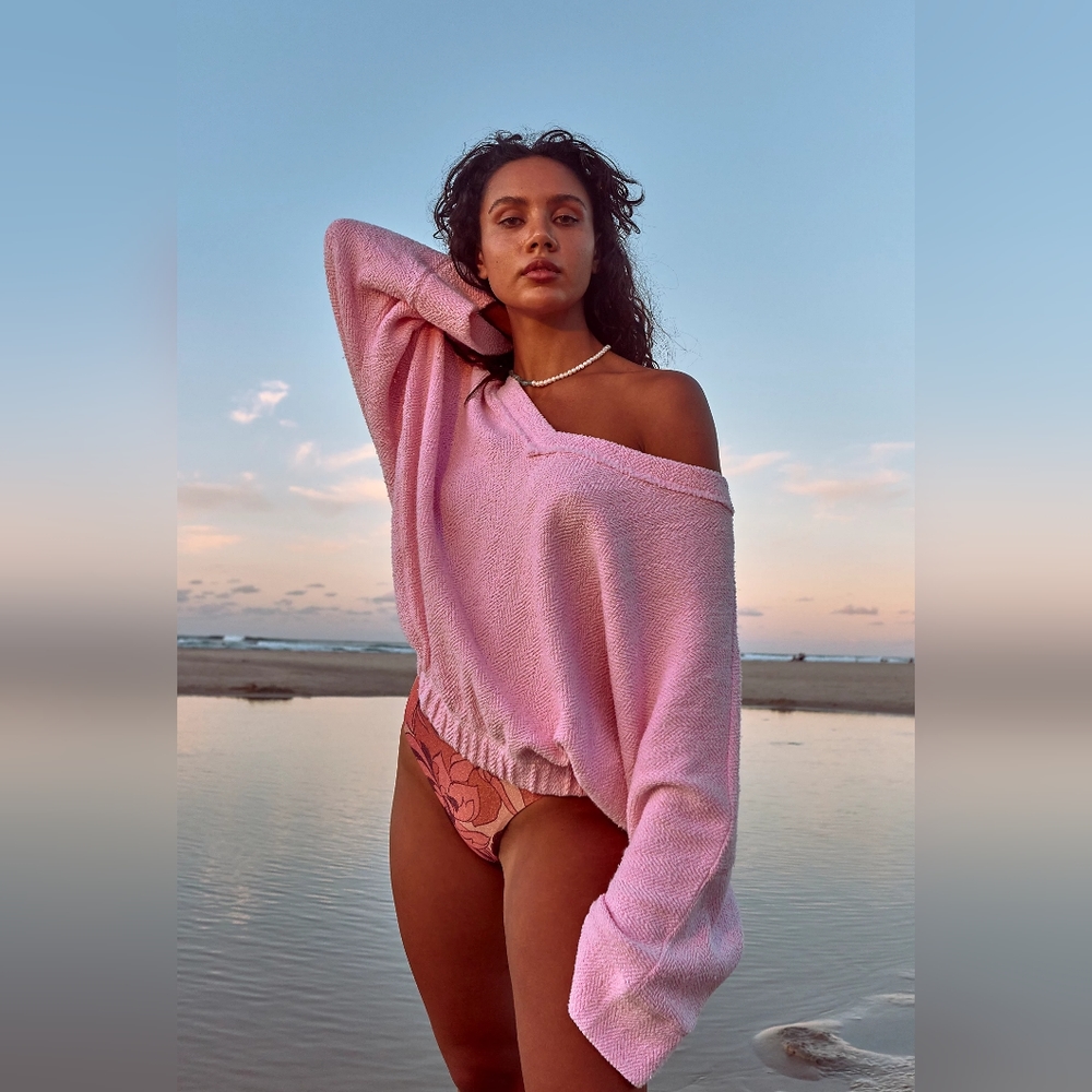 Free People FP Beach BRB Solid Pullover